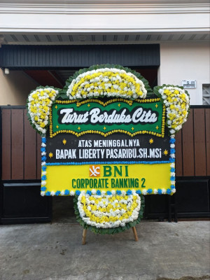Papan Bunga Duka di Gondangdia