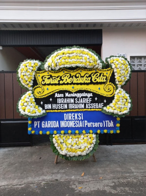 Papan Bunga Duka di Gondangdia