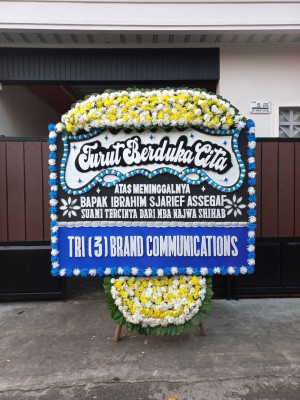 Papan Bunga Duka di Gondangdia